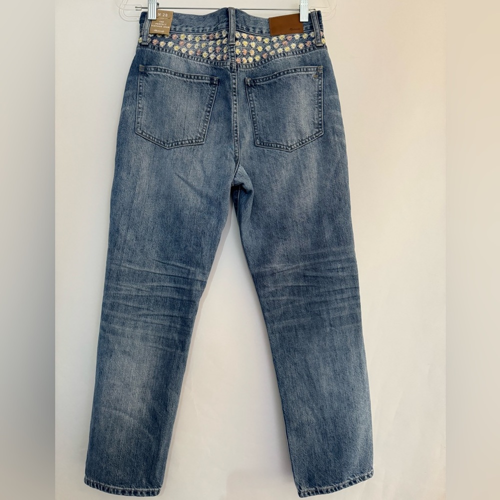 Madewell Floral stitch Jeans - Picture 2 of 7